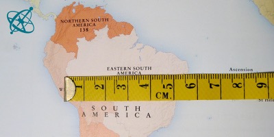 Sciensation hands-on experiment for school: The true size of Brazil ( geography, maths, projections, maps, globe, critical thinking)