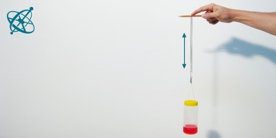 Sciensation hands-on experiment for school: Mechanical resonance ( physics, mechanics, resonance, spring, harmonic, oscillation)